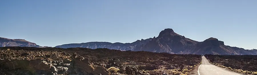 Utsikt mot vulkanen Teide på Tenerife